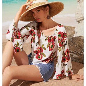 NEW! Floral Print Blouse